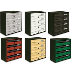 vendita online Casellario postale 4 posti jumbo foe Cassette postali, bacheche e casellari Alubox